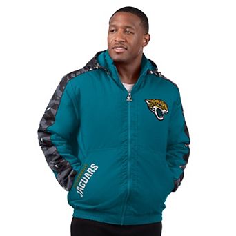 Men's Starter Teal Jacksonville Jaguars Thursday Night Gridiron Full-Zip Jacket