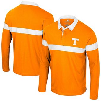 Men's Colosseum Tennessee Orange Tennessee Volunteers Too Cool For School Long Sleeve Polo