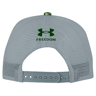 Men's Under Armour Camo Utah Utes Freedom Collection Blitzing Performance Trucker Hat