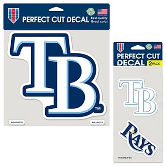 WinCraft Tampa Bay Rays Three-Pack Perfect Cut Decals