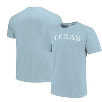 Unisex Light Blue Texas Longhorns Comfort Colors Fashion Color Arch T-Shirt