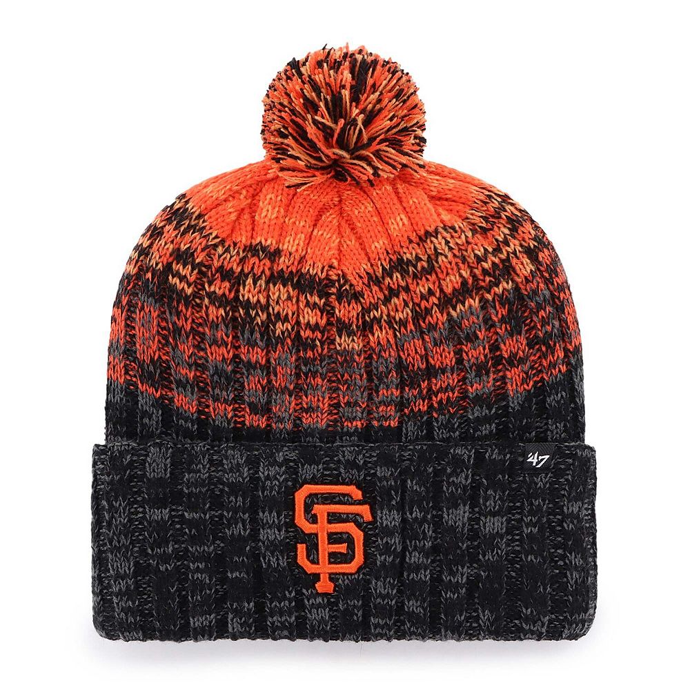 Black Forty Seven '47 Giants Knit Beanie, Size F acrylic black type Vintage Second Hand