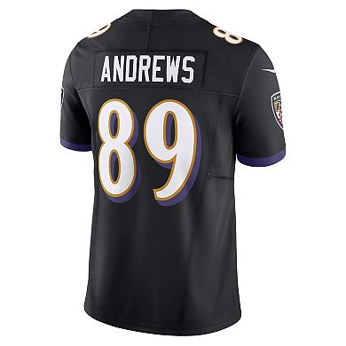Men's Nike Mark Andrews Black Baltimore Ravens Vapor F.U.S.E. Limited Jersey