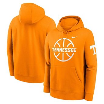 Men's Nike Tennessee Orange Tennessee Volunteers Basketball Icon Club Fleece Pullover Hoodie