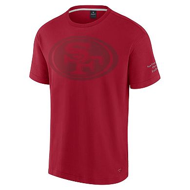 Unisex Fanatics Scarlet San Francisco 49ers Elements Iconic T-Shirt