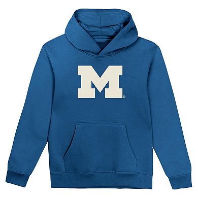 Toddler Navy Michigan Wolverines Team Banner Fleece Pullover Hoodie