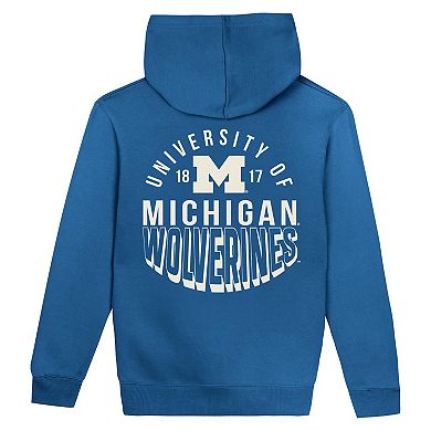 Toddler Navy Michigan Wolverines Team Banner Fleece Pullover Hoodie