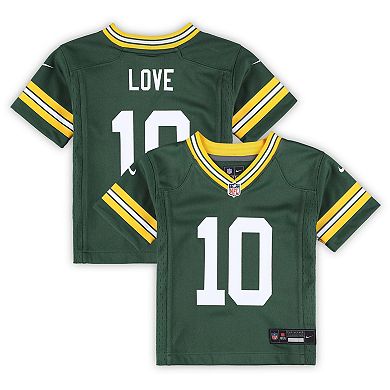 Toddler Nike Jordan Love Green Green Bay Packers Game Jersey