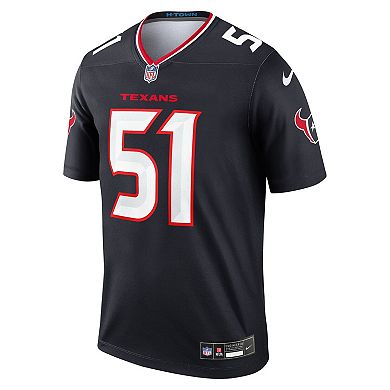 Men's Nike Will Anderson Jr. Navy Houston Texans Team Legend Player Performance Top