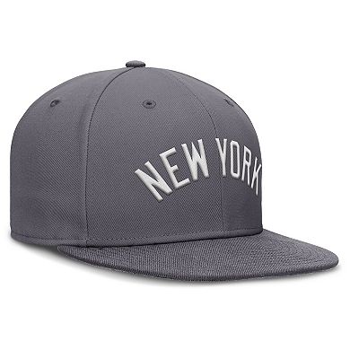 Men's Nike Gray New York Yankees Performance True Fitted Hat