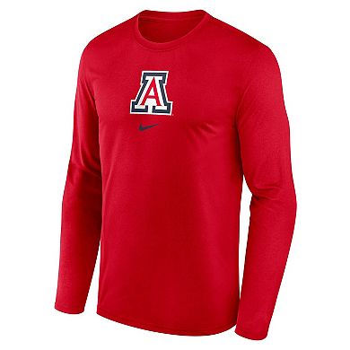 Men's Nike Red Arizona Wildcats On-Court Basketball Shootaround Performance Long Sleeve T-Shirt