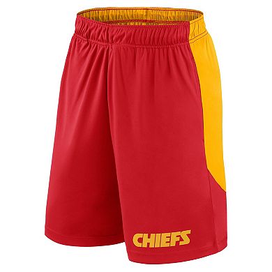 Men's Fanatics Red/Gold Kansas City Chiefs Launch Shorts