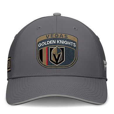 Men's Fanatics Gray Vegas Golden Knights Home Ice Flex Hat