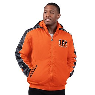 Men's Starter Orange Cincinnati Bengals Thursday Night Gridiron Full-Zip Jacket