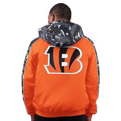 Men's Starter Orange Cincinnati Bengals Thursday Night Gridiron Full-Zip Jacket