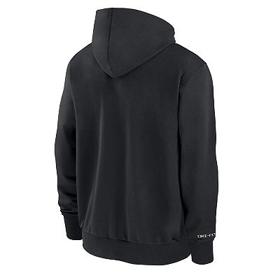 Men's Nike Black Clemson Tigers On-Court Performance Full-Zip Hoodie