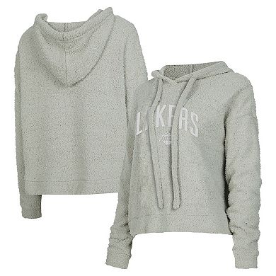 Women's Concepts Sport Gray Los Angeles Lakers Ventura Comfy Pullover Hoodie