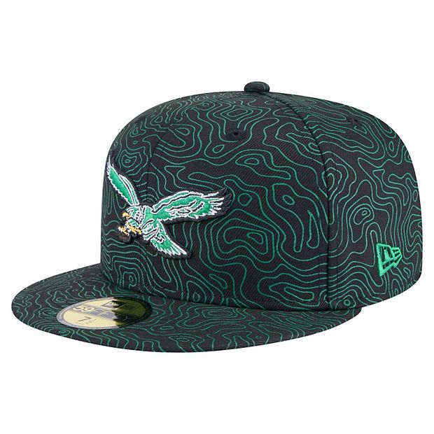 Men's New Era Black Philadelphia Eagles Geo 59FIFTY Fitted Hat Men's New Era Black Philadelphia Eagles Geo 59FIFTY Fitted Hat