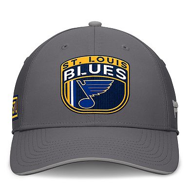 Men's Fanatics Gray St. Louis Blues Home Ice Flex Hat
