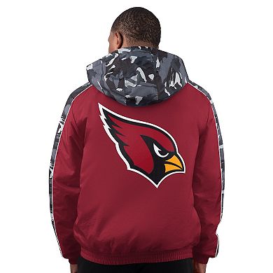 Men's Starter Cardinal Arizona Cardinals Thursday Night Gridiron Full-Zip Jacket