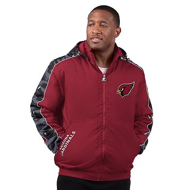 Men's Starter Cardinal Arizona Cardinals Thursday Night Gridiron Full-Zip Jacket