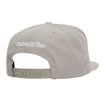 Men's Mitchell & Ness Gray Chicago Cubs Snapback Hat