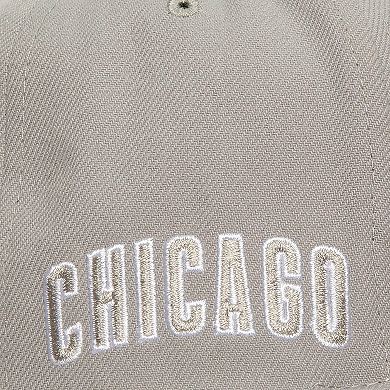 Men's Mitchell & Ness Gray Chicago Cubs Snapback Hat