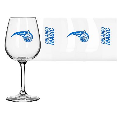 Orlando Magic Logo 12oz. Stemmed Wine Glass
