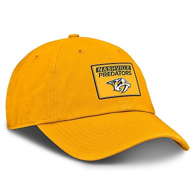 Men's Fanatics Gold Nashville Predators Authentic Pro Prime Adjustable Hat