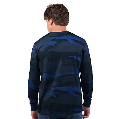 Men's Starter Navy Dallas Cowboys Thursday Night Gridiron Long Sleeve T-Shirt