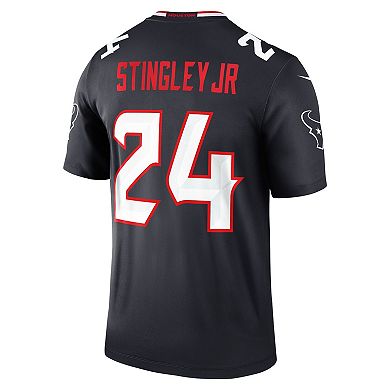 Men's Nike Derek Stingley Jr. Navy Houston Texans Legend Player Performance Top