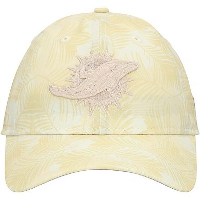 Women's New Era Cream Miami Dolphins Frond 9TWENTY Adjustable Hat