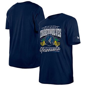 Men's New Era Navy Minnesota Timberwolves Sport Classics T-Shirt