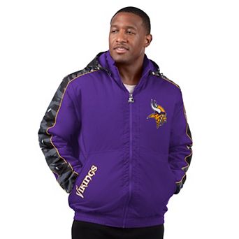 Men's Starter Purple Minnesota Vikings Thursday Night Gridiron Full-Zip Jacket