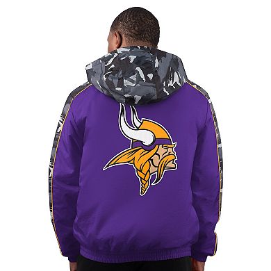 Men's Starter Purple Minnesota Vikings Thursday Night Gridiron Full-Zip Jacket