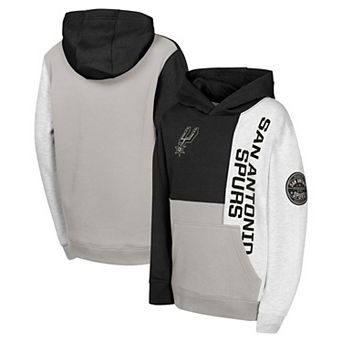 Youth Black San Antonio Spurs Splash Pullover Hoodie