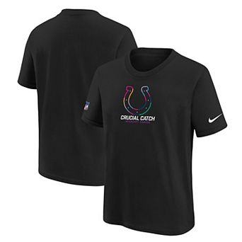 Youth Nike Black Indianapolis Colts 2024 NFL Crucial Catch T-Shirt