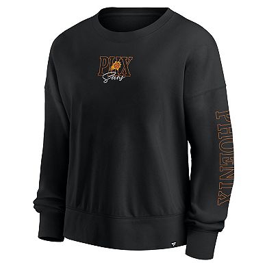 Fanatics Black Phoenix Suns Oversized Game Day Pullover Sweatshirt