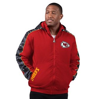 Men's Starter Red Kansas City Chiefs Thursday Night Gridiron Full-Zip Jacket