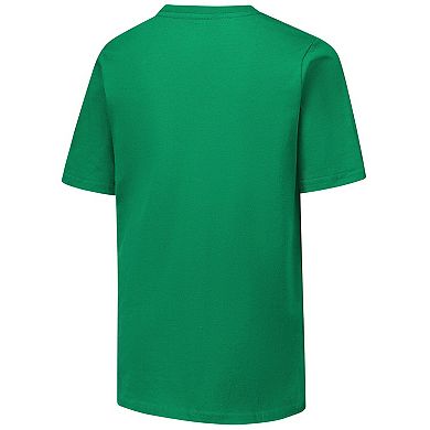 Youth Green New York Jets Stitched Up Retro Logo T-Shirt
