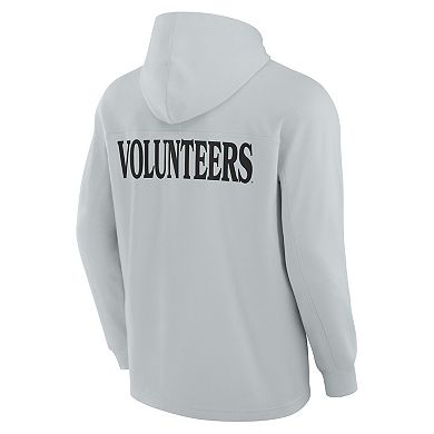 Men's Fanatics Gray Tennessee Volunteers Blaze Tri-Blend Pullover Hoodie