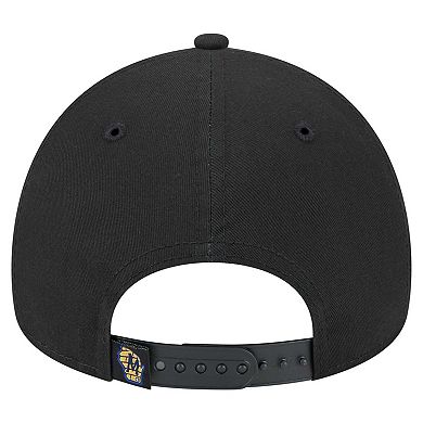 Men's New Era Black Milwaukee Brewers 9FORTY A-Frame Adjustable Hat