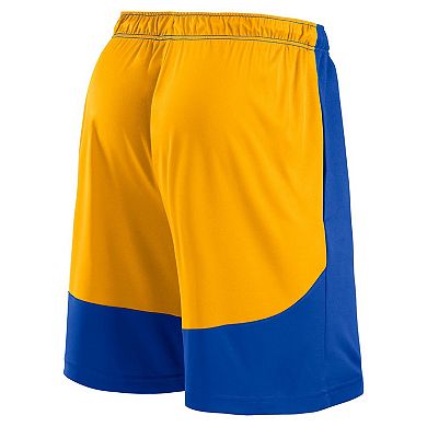 Men's Fanatics Royal/Gold Los Angeles Rams Launch Shorts