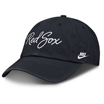 Women's Nike Navy Boston Red Sox Cooperstown Club Script Adjustable Hat