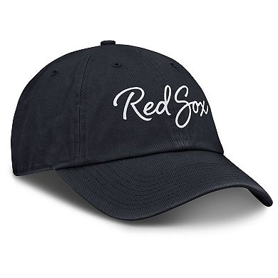 Women's Nike Navy Boston Red Sox Cooperstown Club Script Adjustable Hat