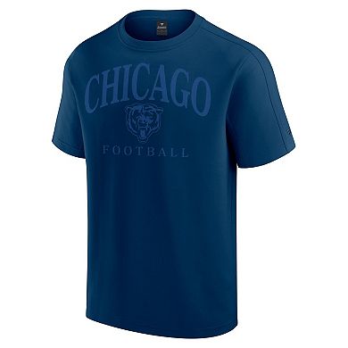 Unisex Fanatics Navy Chicago Bears Elements Flex Tri-Blend T-Shirt