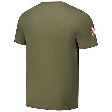 Men's Nike Olive Wake Forest Demon Deacons 2024 Military Appreciation Performance T-Shirt