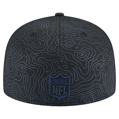 Men's New Era Black Tennessee Titans Geo 59FIFTY Fitted Hat