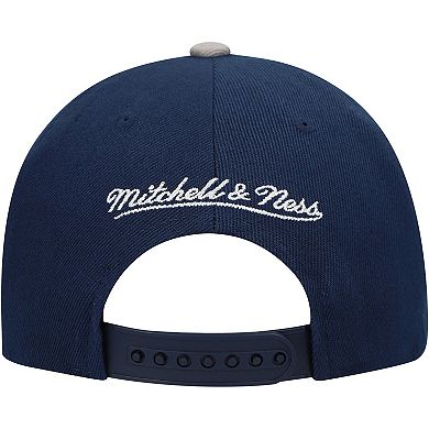Youth Mitchell & Ness Navy/Silver Dallas Cowboys Two-Tone Snapback Hat