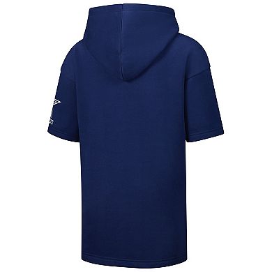 Unisex Fanatics Navy Dallas Cowboys Elements Ready Short Sleeve Pullover Hoodie